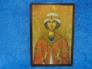 Pieni ikoni, matkaikoni, ortodoksinen kuva, S564