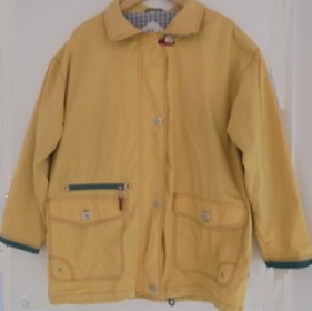 Seaport Affair, naisten keltainen takki, koko 40, V346