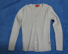 Blue, naisten neuletakki, puuvilla, koko S, kytetty, V373