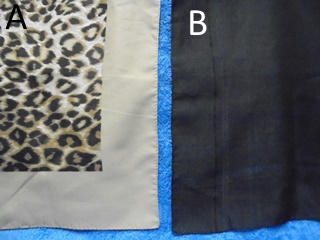 Naisten huivi, kuviollinen tai musta, k�ytetyt vaatteet, V619