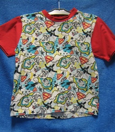 Finnwear, Superman, värikäs lasten T-paita, koko 120, V892