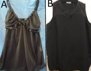 Naisten polyesterinen musta juhlatoppi, H&M Divided tai Lyndella, V907
