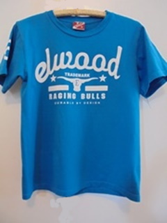 Elwood Rasing Bulls, turkoosinsininen T-paita, V969