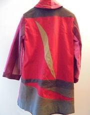 Naisten farkkupaloista tehty takki, kierrätysmateriaalit, V990